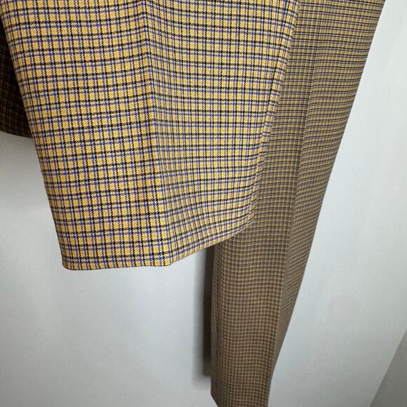 Theory Treeca 2 Portland Check Chino Wool-blend Stretch Pants Multi Sz 4 New - Picture 8 of 16